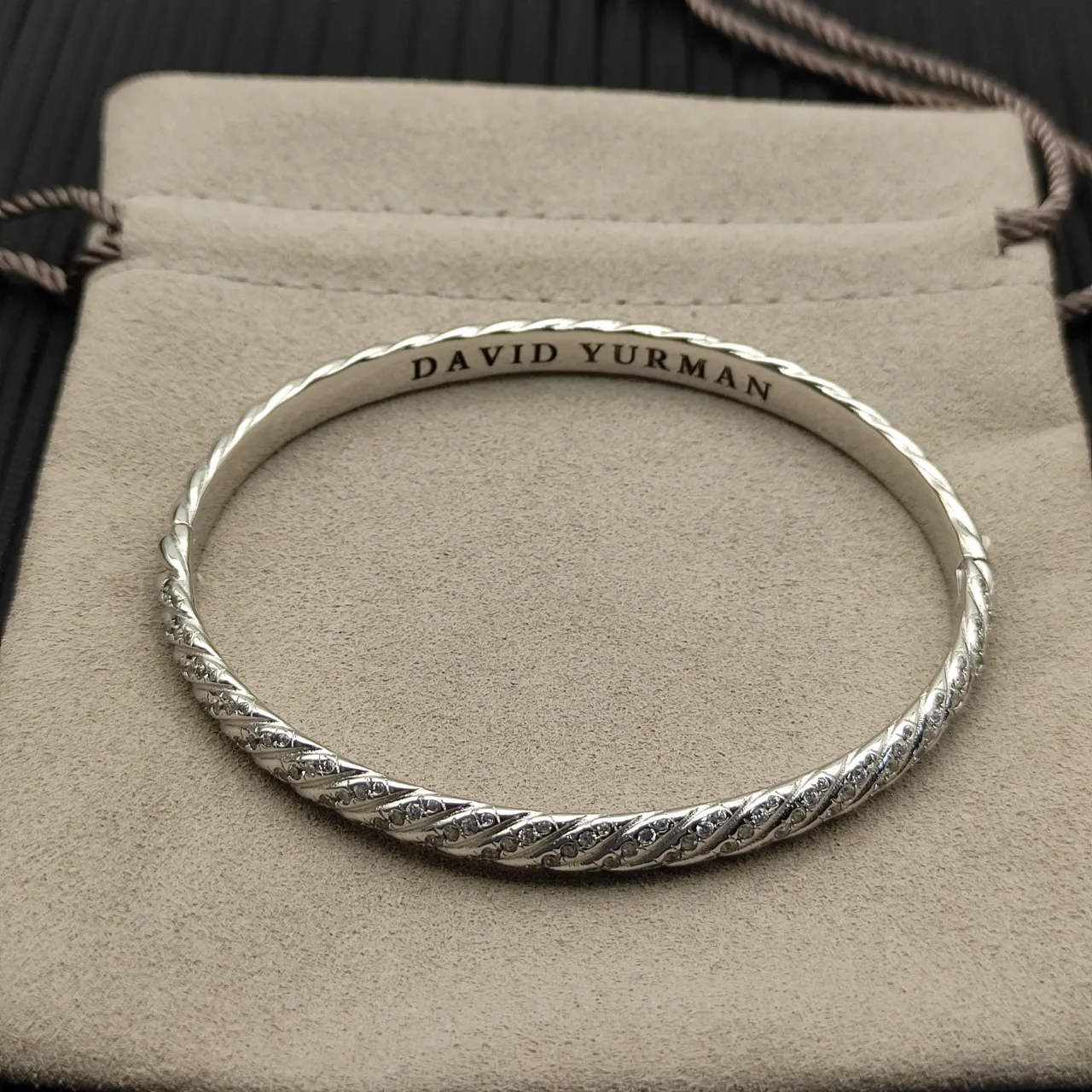 Tiffany & Co. HardWear मरोड़ी रस्सी पवेस ब्रेसलेट 6