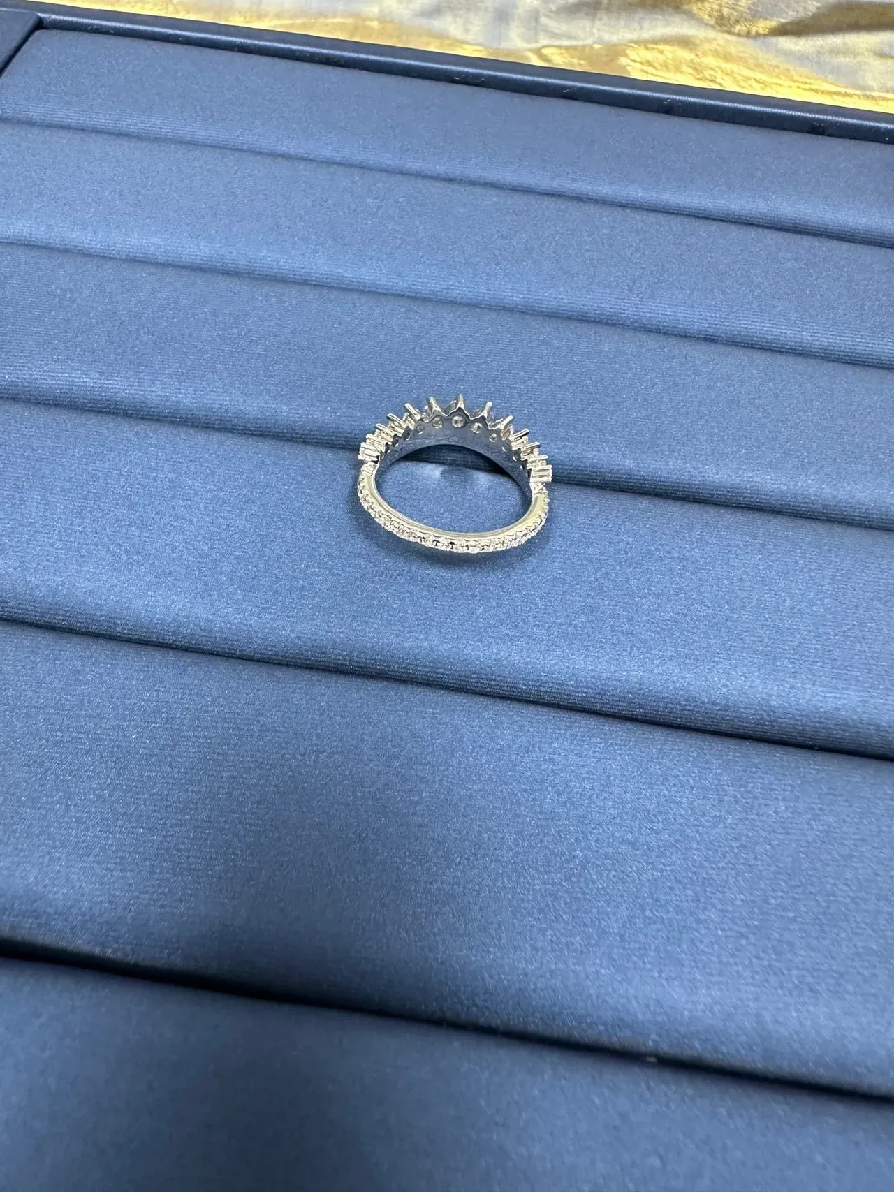 Tiffany & Co. Bague de diamants pavé multi-rangs 5