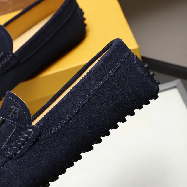 Tod's H-Buckle Loafer Navy Suede Men's Loafers 2