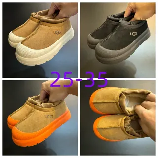 UGG Tasman 米色白色 一脚蹬 平台底 休闲鞋
