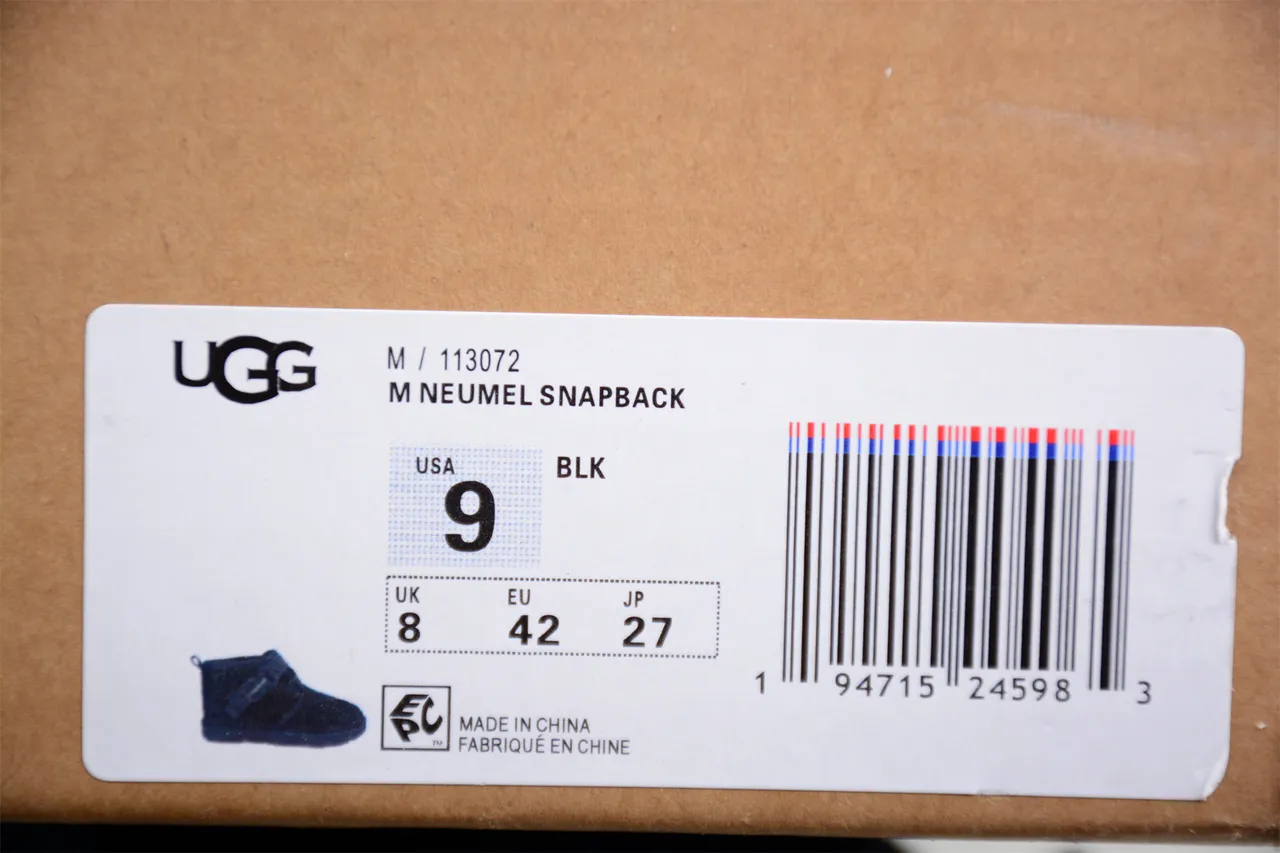 UGG Tasman Bottines en daim noir pour cheville 2