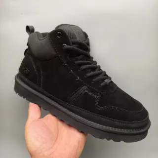 UGG Tasman Black Suede Upper Mid-Top Ankle Boots