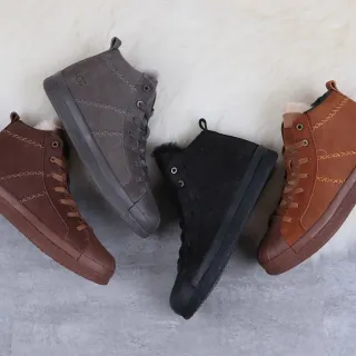 UGG Tasman ऊँची टॉप शियरलिंग लाइनड एंक्ल बूट्स