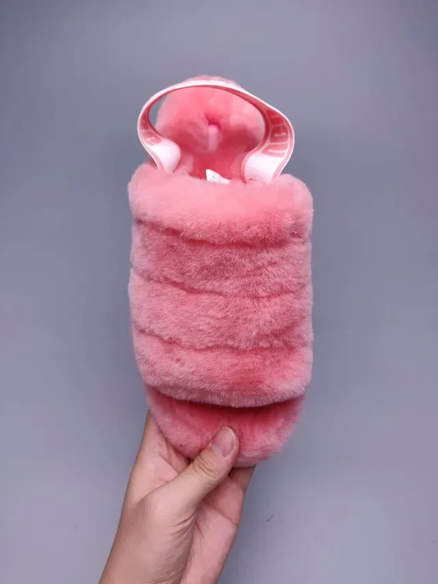 UGG Tasman 粉色羊毛拖鞋 7