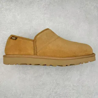 UGG Tasman Tan Suede 一脚蹬乐福鞋