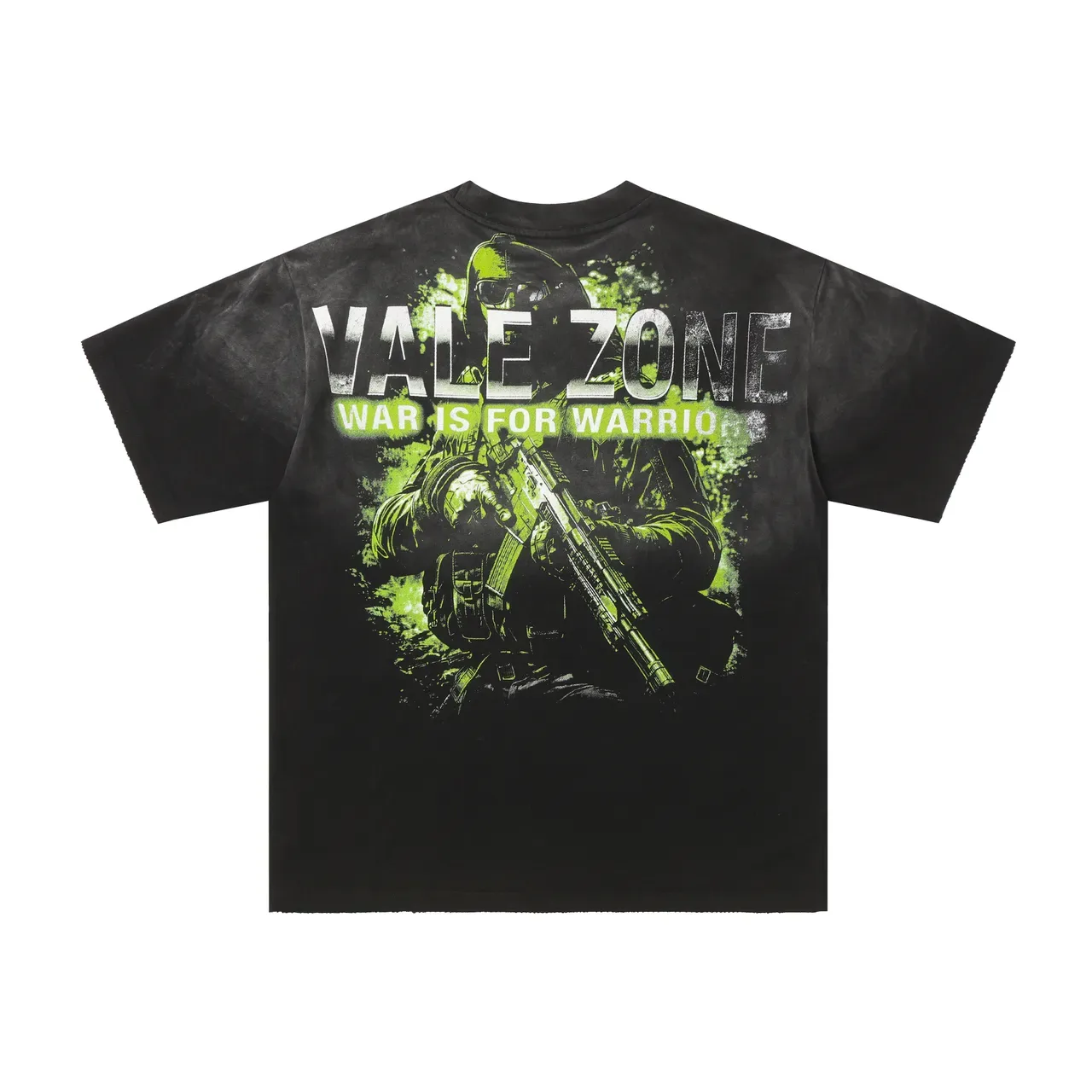 T-shirt graphique noir dégradé Vale Forever Vale Zone War Never Sleeps 5