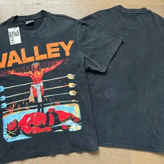 Vale Forever Valley Sport Dept Washed Black Graphic T-Shirt