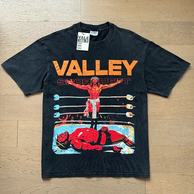 Vale Forever Valley Sport Dept Washed Black Graphic T-Shirt 3