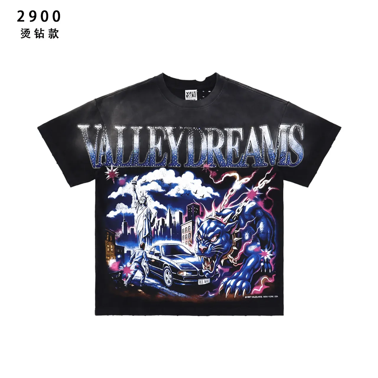 Vale Forever Valleydreams Graphic Print Oversized T-Shirt 3