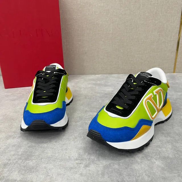 Valentino Multicolor Multi-Color Block VLTN Logo Chunky Sneakers 6