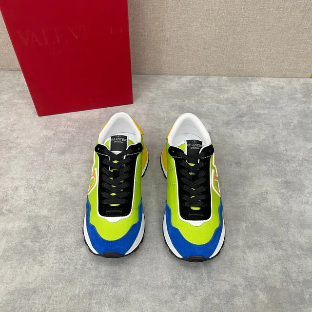 Valentino Multicolor Multi-Color Block VLTN Logo Chunky Sneakers 9
