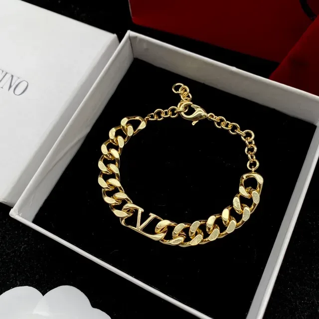 Valentino VLTN মোটা কার্ব চেইন নেকলেস 3