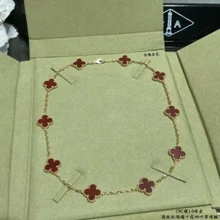 Van Cleef & Arpels Alhambra Ten Motif 红金 项链