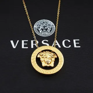 Versace Greca Odissea মেডুসা হেড সোনালি হার