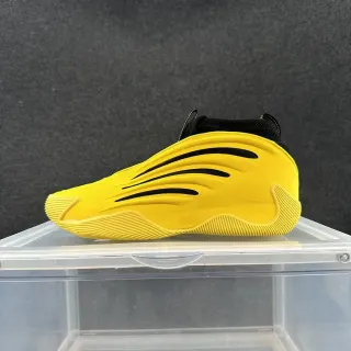 Y-3 Qasa High Yellow Black Laceless Sculpted Monolithic Sole Lifestyle Sneakers