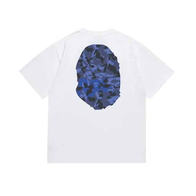 Camiseta gráfica A Bathing Ape ABC Camo de cabeza de simio 5