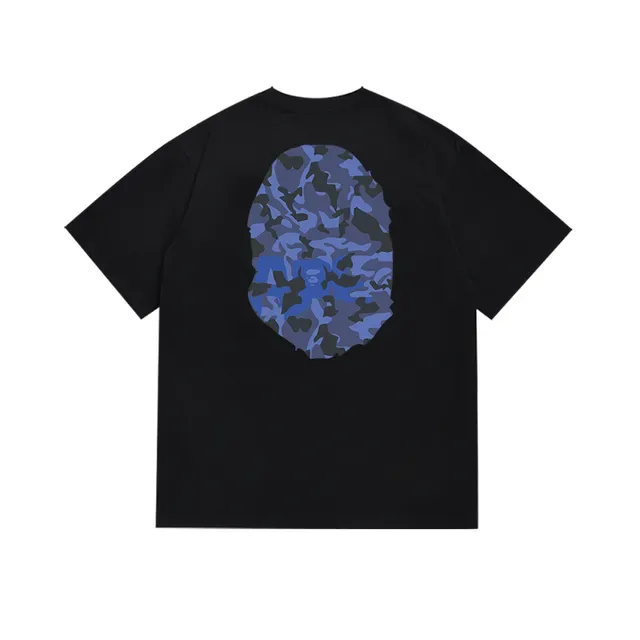 Camiseta gráfica A Bathing Ape ABC Camo de cabeza de simio 6