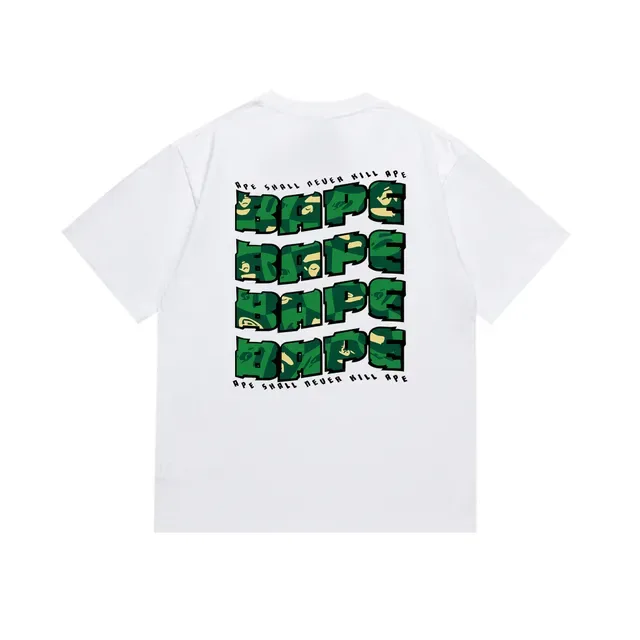 A Bathing Ape APE Shall Never Kill APE Graphic Print Black T-Shirt 5
