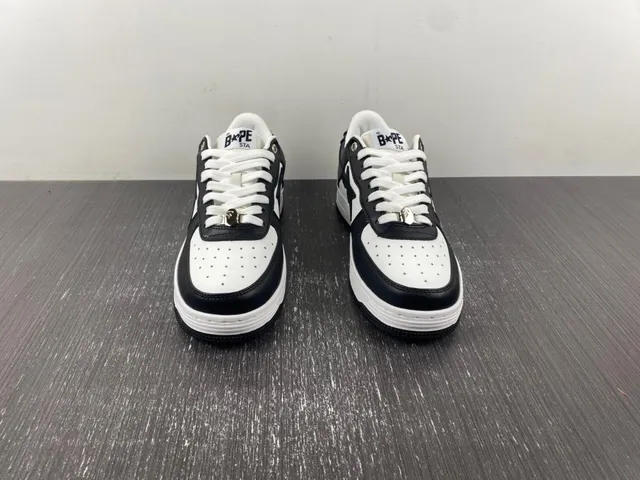 A Bathing Ape BAPE STA Black White Star Lifestyle Sneakers 3