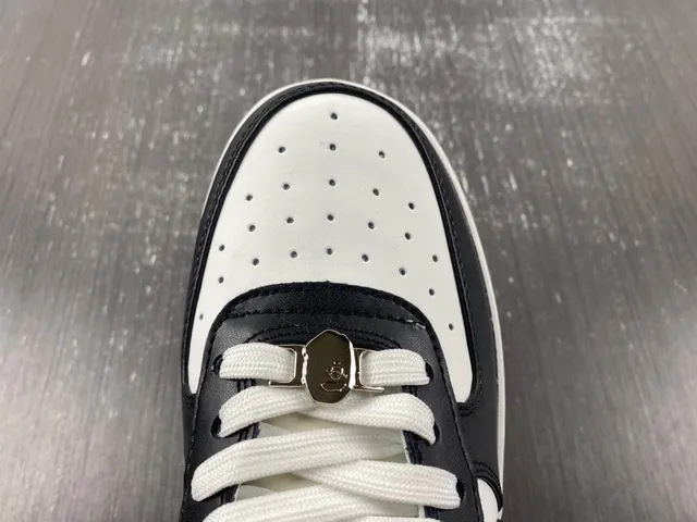 A Bathing Ape BAPE STA Black White Star Lifestyle Sneakers 10