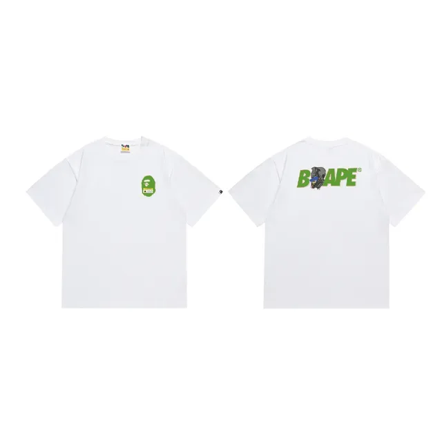 تي شيرت أسود بطباعة جرافيك A Bathing Ape 5