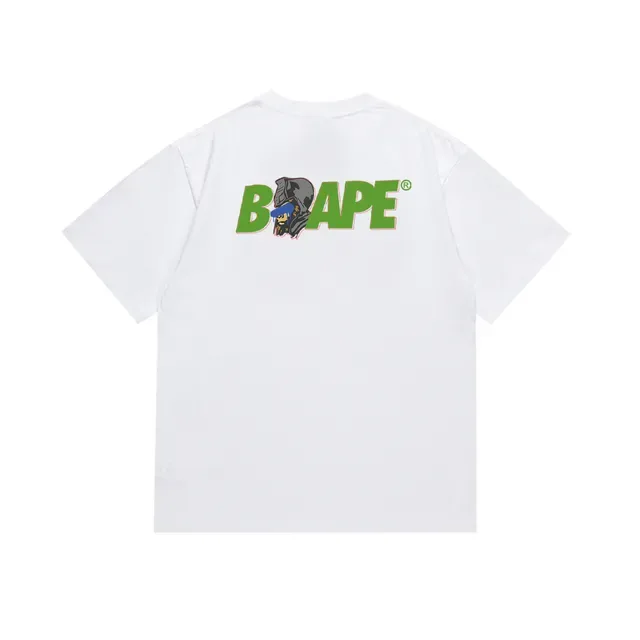 تي شيرت أسود بطباعة جرافيك A Bathing Ape 6