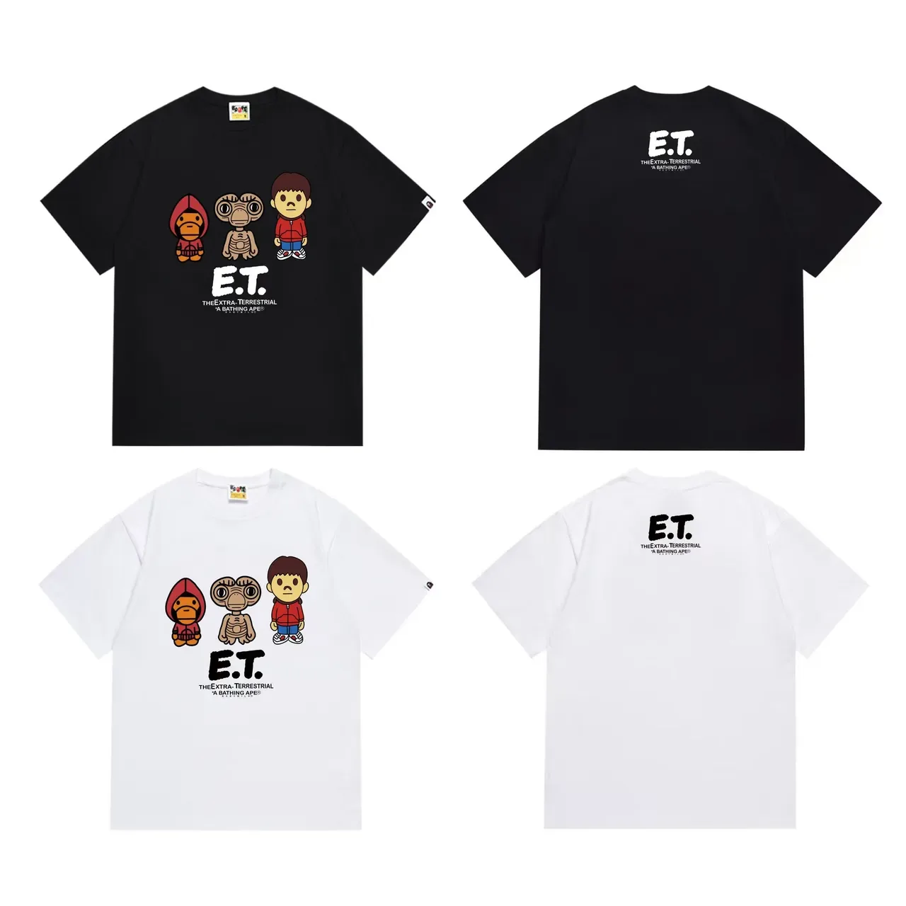 تيشيرت جرافيك A Bathing Ape x E.T. الكائن الفضائي Baby Milo 6
