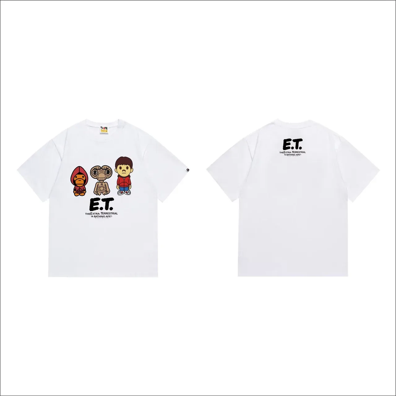 تيشيرت جرافيك A Bathing Ape x E.T. الكائن الفضائي Baby Milo 7