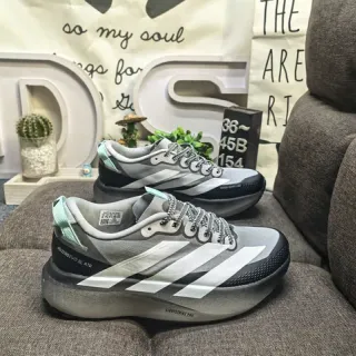 Adidas Adios Pro Evo SL ATR Gray White Black Mint रनिंग शूज