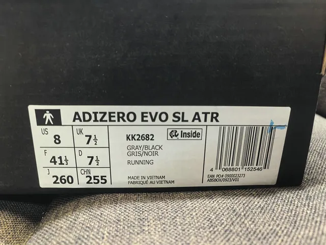 Adidas Adios Pro Evo SL ATR Gray White Black Mint Running Shoes 2
