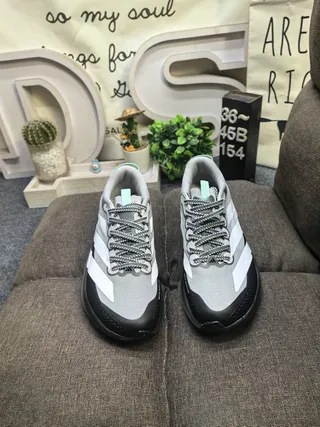 Adidas Adios Pro Evo SL ATR Gray White Black Mint Running Shoes 10