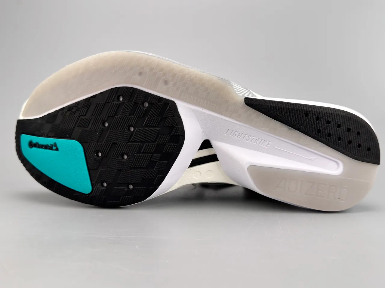Adidas Adizero Boston 13 White Teal Running Shoes 6