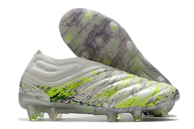 Adidas Copa Bleu Orange Chaussettes Ajustées Col Tricoté Ante-Pied Sculpté Relief Superposition Terrain Ferme Chaussures de Football 4