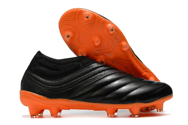 Adidas Copa Bleu Orange Chaussettes Ajustées Col Tricoté Ante-Pied Sculpté Relief Superposition Terrain Ferme Chaussures de Football 10