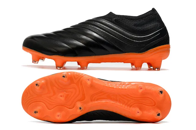 Adidas Copa Bleu Orange Chaussettes Ajustées Col Tricoté Ante-Pied Sculpté Relief Superposition Terrain Ferme Chaussures de Football 11