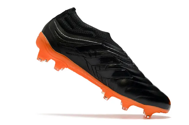 Adidas Copa Bleu Orange Chaussettes Ajustées Col Tricoté Ante-Pied Sculpté Relief Superposition Terrain Ferme Chaussures de Football 12