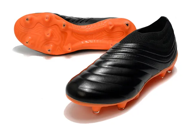 Adidas Copa Bleu Orange Chaussettes Ajustées Col Tricoté Ante-Pied Sculpté Relief Superposition Terrain Ferme Chaussures de Football 15