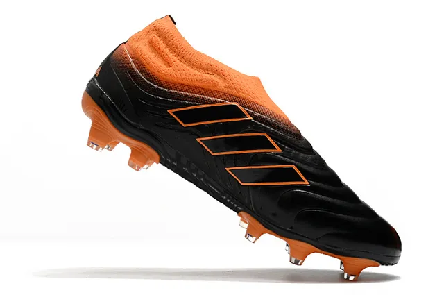 Adidas Copa Bleu Orange Chaussettes Ajustées Col Tricoté Ante-Pied Sculpté Relief Superposition Terrain Ferme Chaussures de Football 18