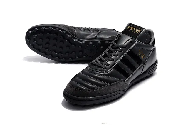 Adidas Copa Mundial Zapatos de Fútbol Negro Dorado Césped Artificial 4
