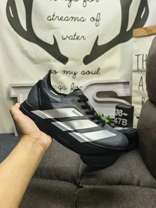 Adidas Zapatillas Lifestyle Gris Plata Low-Top con parte superior de malla y sintética 5