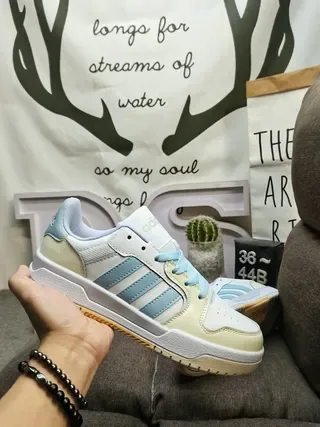 Adidas Green Purple Low-Top Three-Stripe Side Panel Lifestyle Sneakers 15