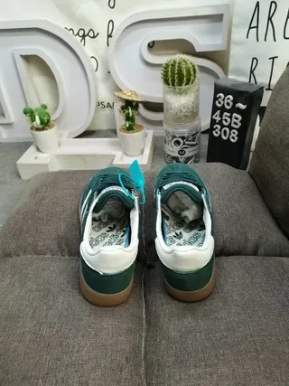 Adidas أخضر أبيض كوردوري علوي ثلاث شرائط أسلوب الحياة سنیکرز 8