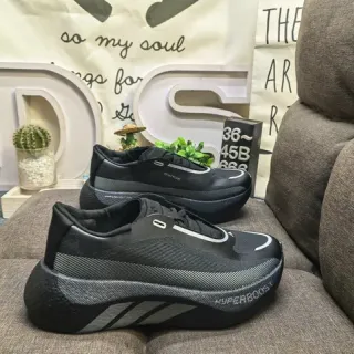 Adidas Hyperboost Black Gray سنيكرز أسلوب حياة