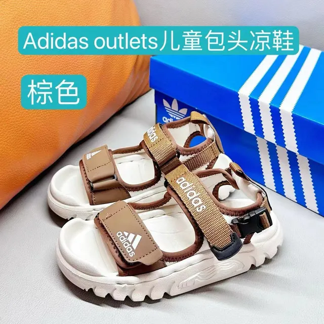 Adidas 儿童 多带 闭合脚趾 休闲凉鞋 2