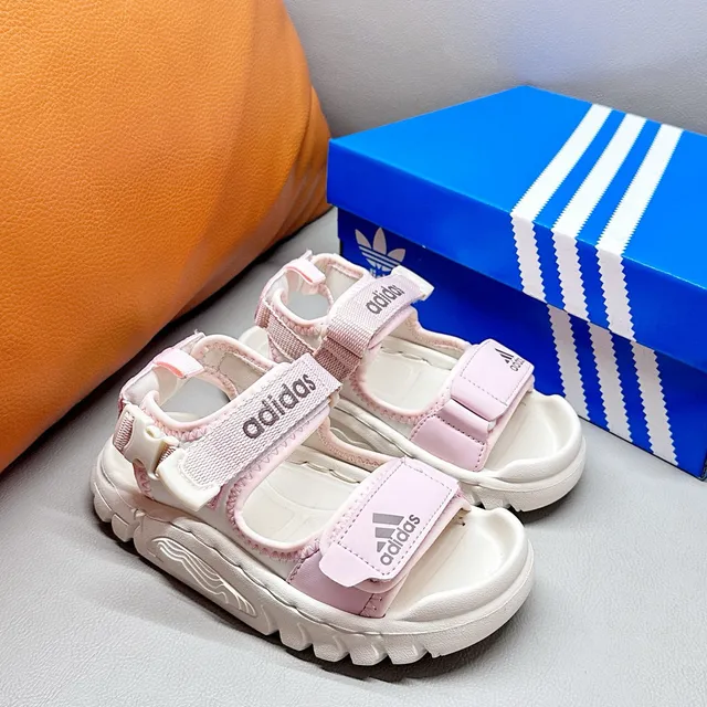 Adidas 儿童 多带 闭合脚趾 休闲凉鞋 3