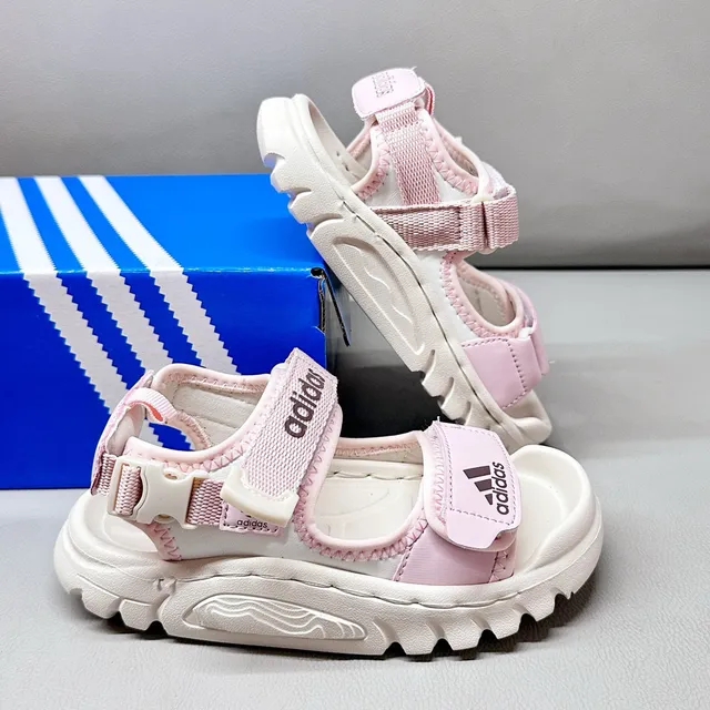 Adidas 儿童 多带 闭合脚趾 休闲凉鞋 8