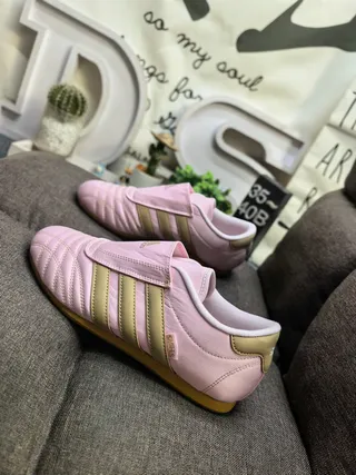 Adidas Chaussures Lifestyle Rose et Or sans Lacets à Enfiler avec Empeigne Quiltée 7