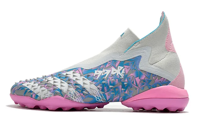 Adidas Rose Multicolore Moulé Pique Jaula Géométrique Impression Dessus Gazon Chaussures de Football 16