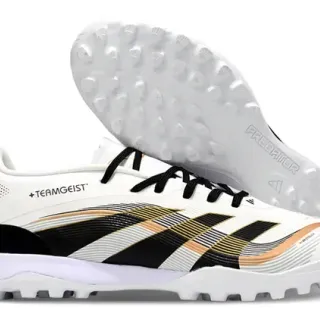 Adidas Predator Teamgeist Chaussures de Football Turf Blanc Noir Or