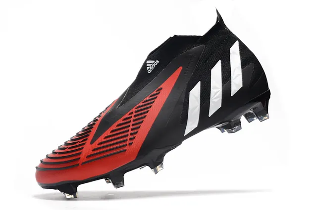 Adidas Predator branco preto dourado Firm-Ground Sapatos de futebol 5